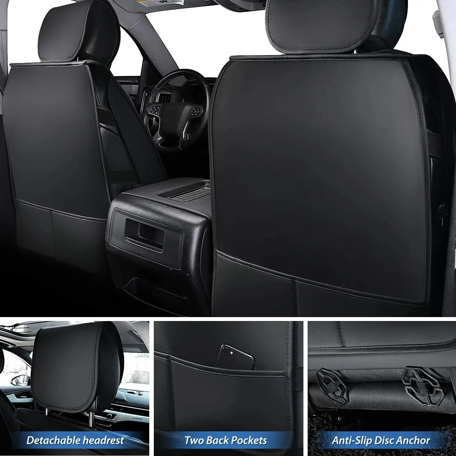 2009-2024 Ford F150 Super Crew 2017-2024 F250 F350 F450 Crew Cab Seat Covers