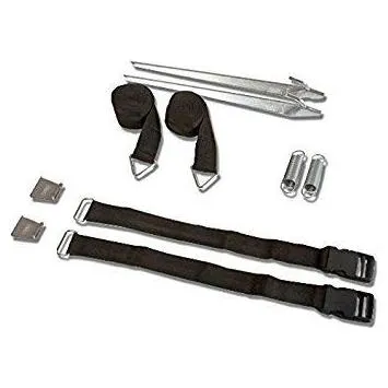 2X Fiamma Awning Tie-Down Straps New Style Clip In Front 98655-133