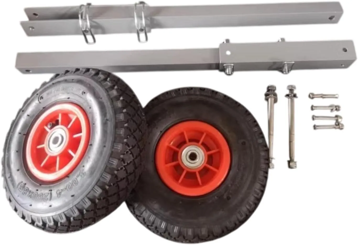 Boat Launching Wheels Marine Hardware Aluminum Alloy Strong Bearing Capacity Heavy Duty Boat Launching Trolly for Tender Raft