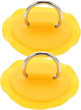 Garneck Rubber Boat Stainless Steel D-Buckle Replacement Rope Accessory Kayak D- Patch Kayak d Rings Canoes