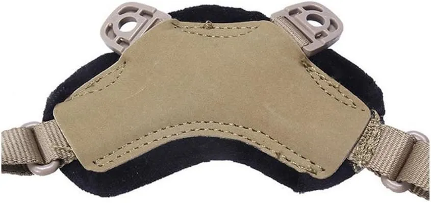 Jadedragon Tactical Helmet Chin Strap/Suspension System with 4 Points Chin Strap with Bolts and Screws for Fast/MICH/ACH/IBH Helmets