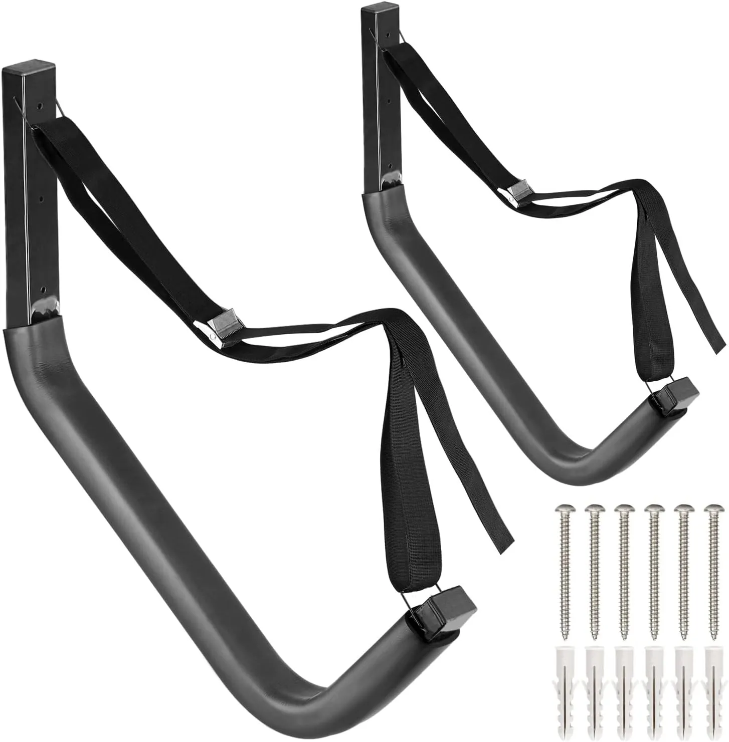 Kayak Storage Wall Mount Racks, Canoe Storage Garage Hooks, Paddleboards Hangers Storage System, Kayak Hanger Max Load 68 KG