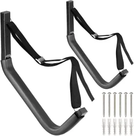 Kayak Storage Wall Mount Racks, Canoe Storage Garage Hooks, Paddleboards Hangers Storage System, Kayak Hanger Max Load 68 KG