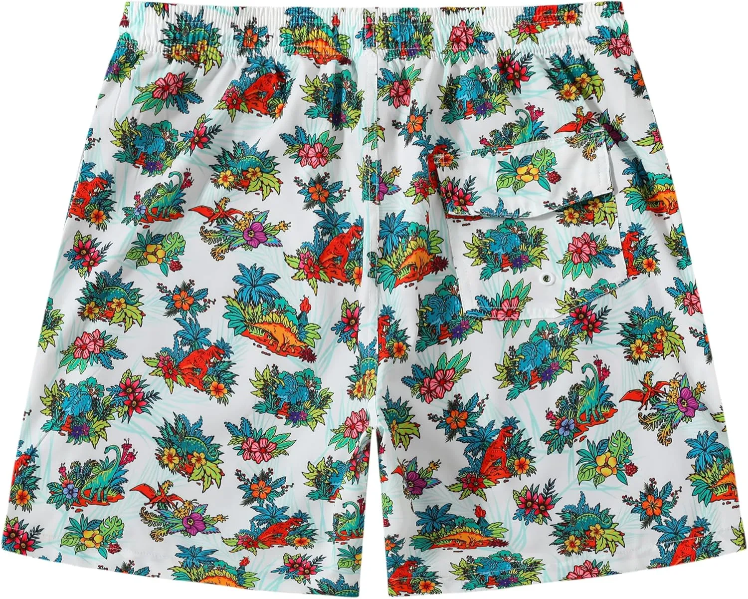 Mens Swim Trunks 7 Inch Inseam Board Shorts with Compression Liner Swimsuit Bathing Suit Quick Dry