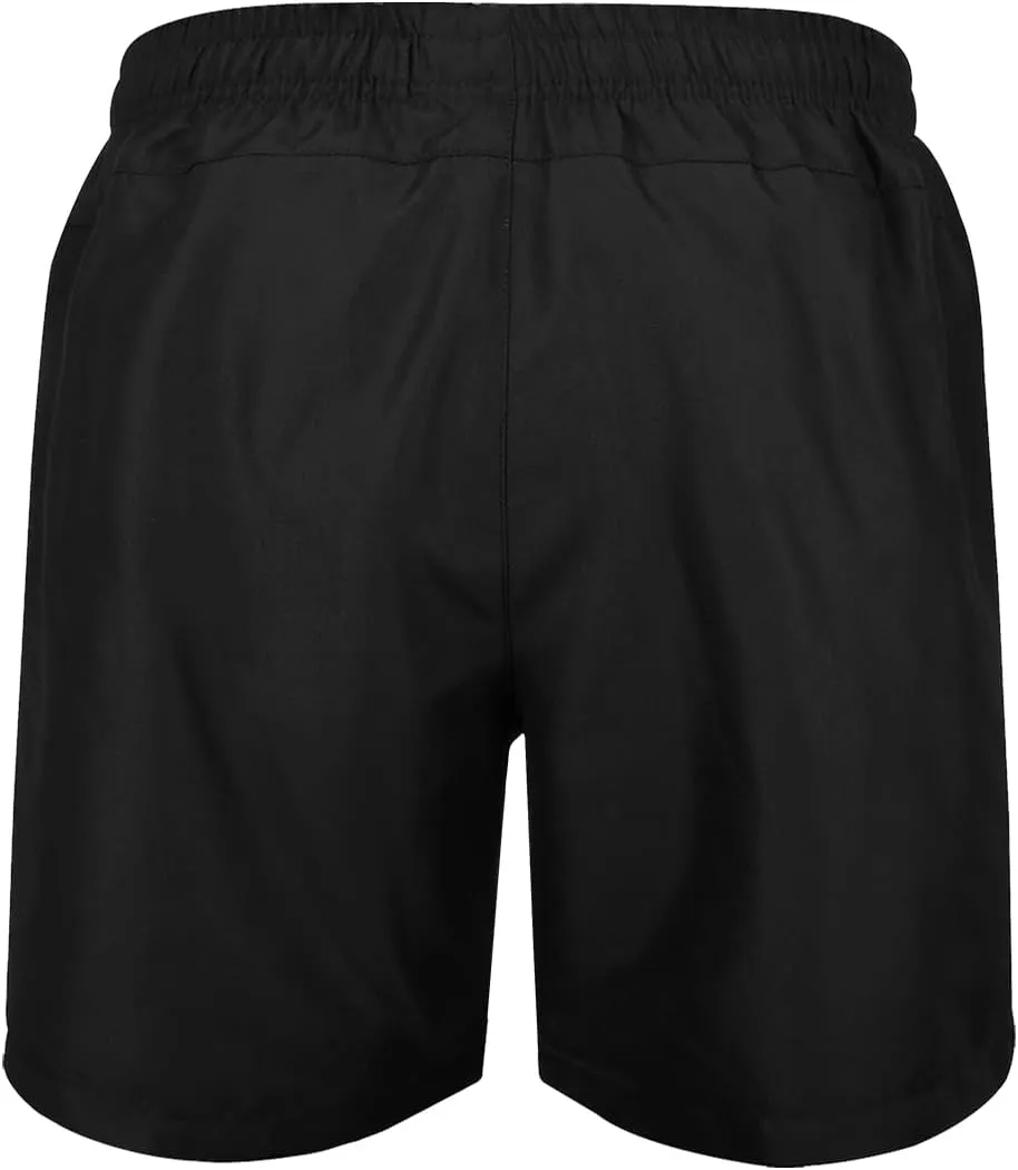 Men's Swim Trunks with Zipper Pockets and Mesh Lining,Beach Shorts with Drawstring Quick Dry Swim Shorts, Solid Beach Shorts