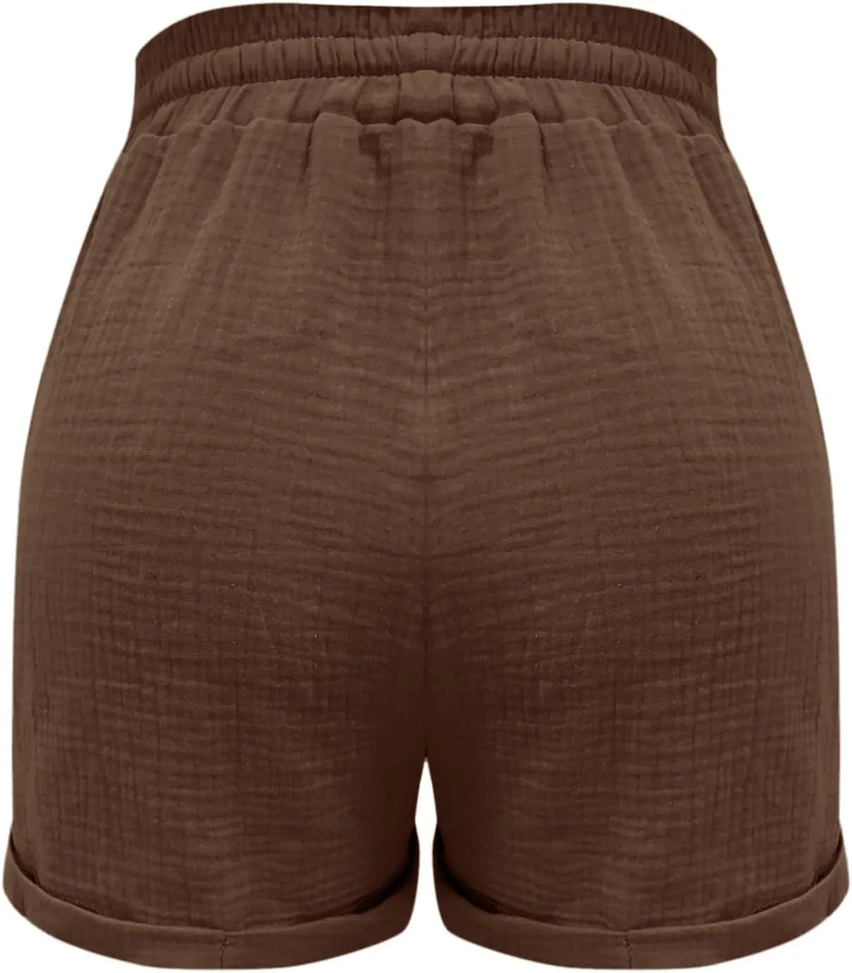 Womens Linen Shorts,2025 Summer Shorts for Women Comfy Cute Drawstring Beach Short Pants with Pockets