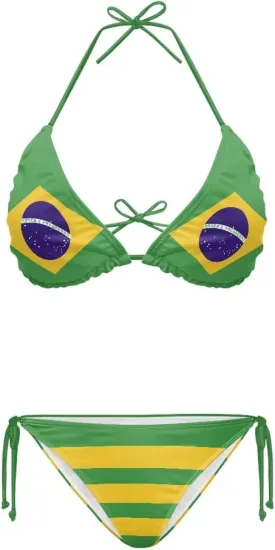 Women's Triangle Bikini Sets Tie Side Halter Bikini Sexy Bikini Set Bathing Suit Oversized Bandeau Swimsuits XS-2XL
